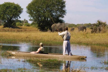 Boating in Botsawana